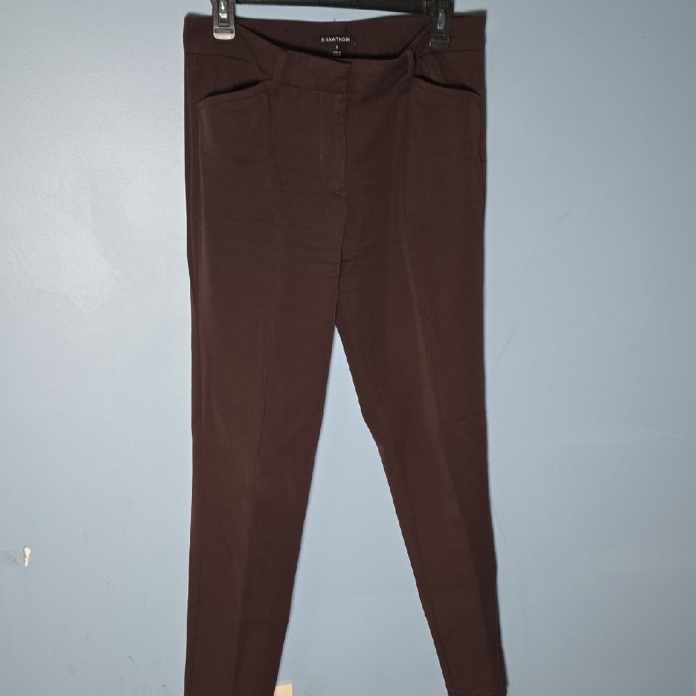 41 Hawthorn Deep Brown Skinny Pants